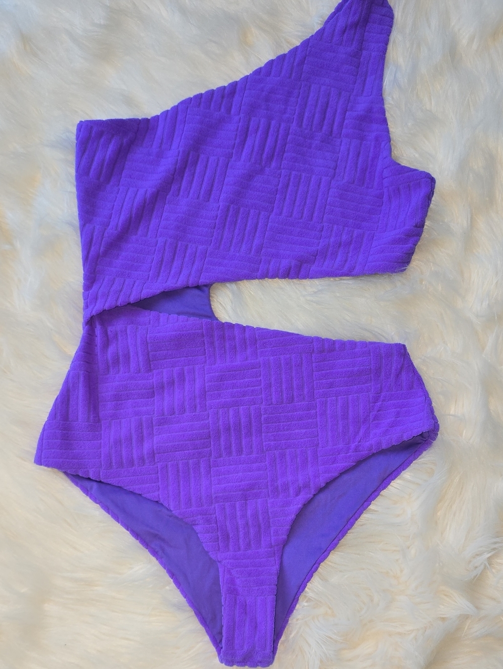 Beacg Riot Celine One Piece Ultra Violet Terry SIZE S